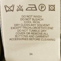 Pre Owned Burberry Green Cotton Sleeveless Mini Dress M