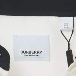 Pre Owned Burberry Natural White Button Front Annette Shirt S