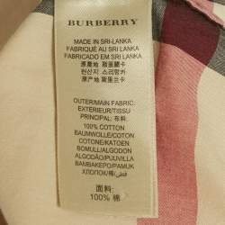 Burberry Brit Beige Checks Cotton Tunic S