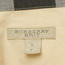 Burberry Brit Beige Checks Cotton Tunic S