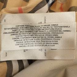 مملوكة مسبقًا Burberry Beige Cotton Trench Coat L