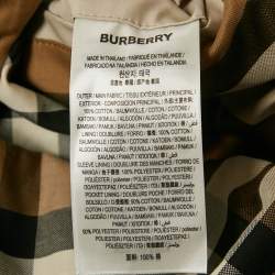 Pre Owned Burberry Beige Cotton Double Breasted Trench Coat L