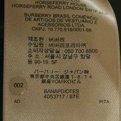 Pre Owned Burberry Navy Blue Felt Baschurch Military Style Tail Jacket S