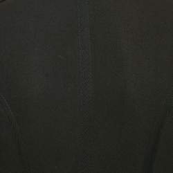 Pre Owned Burberry Navy Blue Felt Baschurch Military Style Tail Jacket S