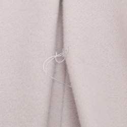 Pre Owned Burberry Grey Wool Blend Short Trench Coat M