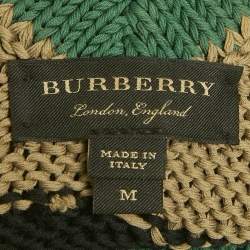 Pre Owned بلوفر بربري أنتارسيا نمط مموج متعدد الألوان مقاس متوسط - ميديوم