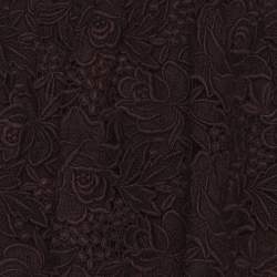 Pre Owned Burberry Burgundy Lace Pencil Skirt S