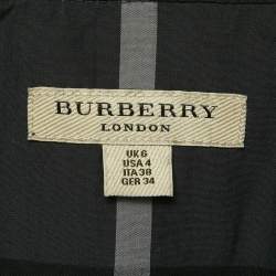 Pre Owned Burberry Monochrome Checkered Cotton Shirt S