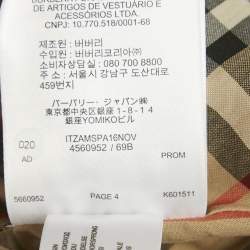 Pre Owned Burberry Beige Cotton Trench Coat S