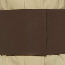 Pre Owned Burberry Beige Cotton Trench Coat S