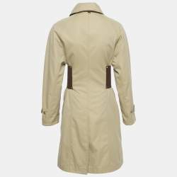 Pre Owned Burberry Beige Cotton Trench Coat S