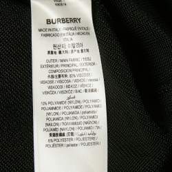 Pre Owned Burberry Black Stretch Knit Flared Mini Dress XS