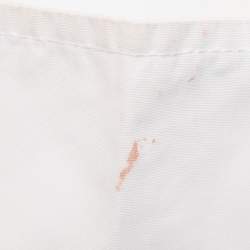 Pre Owned قميص بربري أكمام طويلة قطن أبيض مقاس صغير (سمول)