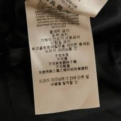 مملوكة مسبقًا Burberry Black Wool Felt Belted Mid-Length Coat M