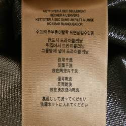 مملوكة مسبقًا Burberry London Metallic Lamé Pleated Shirt L