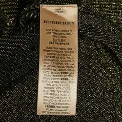 مملوكة مسبقًا بلوفر بربري نقش المربعات أسود لوريكس XS