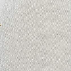 مملوكة مسبقًا تنورة بربري بيج قماش كانفاس بحواف جلدية مقاس متوسط