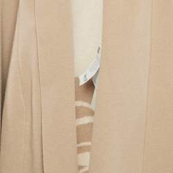 Pre Owned بونشو بربري بيج مزيج صوف بقياس واحد