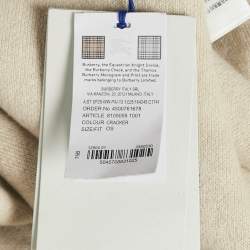 Pre Owned بونشو بربري بيج مزيج صوف بقياس واحد