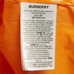 Pre Owned جاكيت بربري بافور ناعم بأكمام قابلة للفصل متعدد الألوان نيلون صغير