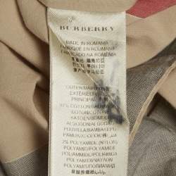 Pre Owned Burberry Brit Beige Check Cotton Tunic XS