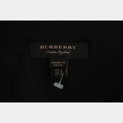 مملوكة مسبقًا فستان بربري ياقة بط ية صدر مغلق