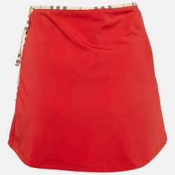 مملوكة مسبقًا سارونج ميني بربري أحمر جيرسي صغير جدًا