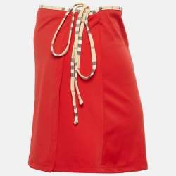 مملوكة مسبقًا سارونج ميني بربري أحمر جيرسي صغير جدًا