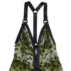 مملوكة مسبقًا Burberry Prorsum Animal Print Halter Dress M