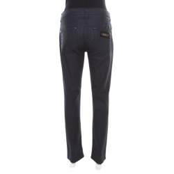 Pre Owned Burberry Indigo Dark Wash Denim Straight Fit Jeans M