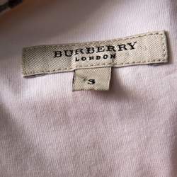 Pre Owned Burberry Light Pink Cotton Button Down Full Sleeve Shirt S