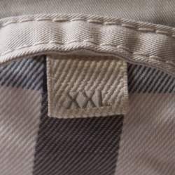 Pre Owned Burberry Brit Beige Cotton Double Breasted Belted Trench Coat XXL