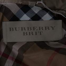 Pre Owned جاكيت بربري باجيفورد انوراك هودي قابل للفصل بيج M