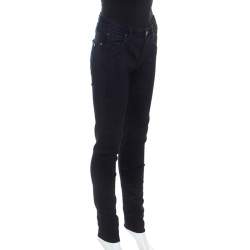 Pre Owned Burberry Blue Dark Wash Denim Thurlestone Skinny Jeans M