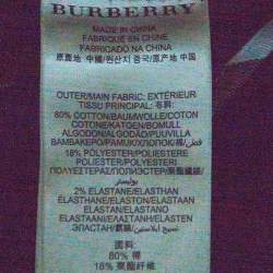 Pre Owned Burberry Blue Dark Wash Denim Thurlestone Skinny Jeans M