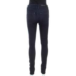 Pre Owned Burberry Blue Dark Wash Denim Thurlestone Skinny Jeans M