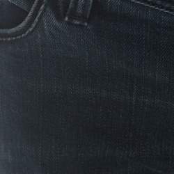 Pre Owned Burberry Indigo Blue Denim Low Rise Slim Fit Jeans M
