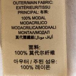 Pre Owned توب بربري بريت مودال أبيض بياقة M