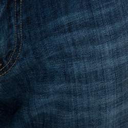 Pre Owned Burberry Brit Indigo Denim Slim Fit Kensington Jeans M