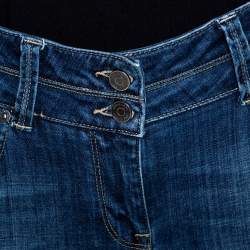 Pre Owned Burberry Indigo Denim Islington Boot Leg Jeans M