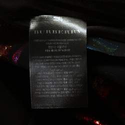 مملوكة مسبقًا فستان بربري متوسط ظهر مكشوف قصات حرير أسود مقاس وسط (ميديوم )