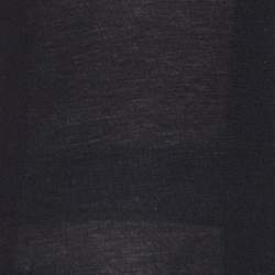 Pre Owned تي شيرت بربري حافة كاروهات نوفا تريكو سترتش أسود XS