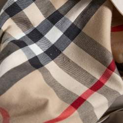 Pre Owned Burberry Stone Trench Coat M