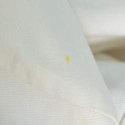 Pre Owned جاكيت بليزر بربري دينم قطن أبيض