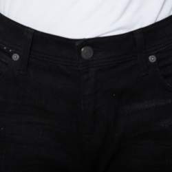 Pre Owned Burberry Brit Black Faded Effect Denim Skinny Jeans S