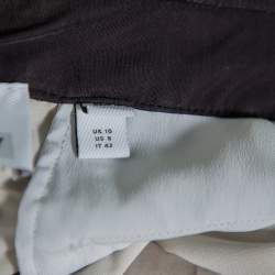 Pre Owned Burberry Black Jersey Strap Detail Tailored Trousers M