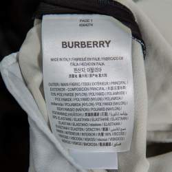 Pre Owned Burberry Black Jersey Strap Detail Tailored Trousers M