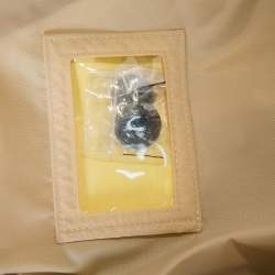 Pre Owned Burberry Black Knit Belted Trench Coat M