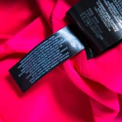 مملوكة مسبقًا Burberry Pink Ombre Effect Silk Satin Belted Trench Coat L