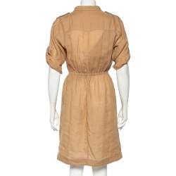 مملوكة مسبقًا فستان بربري بريت رامية بيج مقاس صغير - سمول